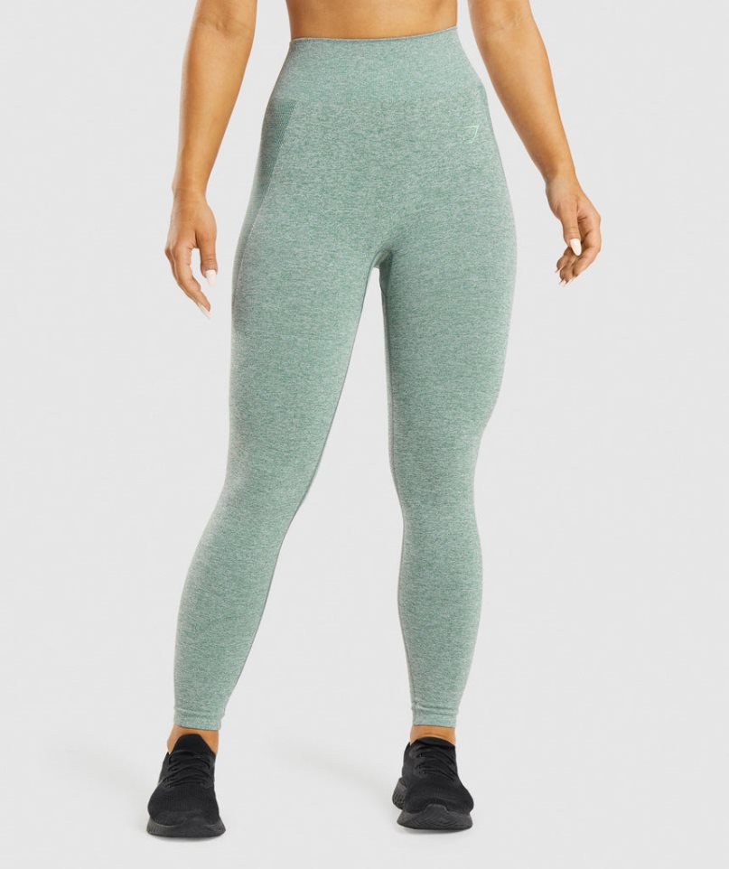 Women\'s Gymshark Flex High Waisted Leggings Light Green | CA 81N36D